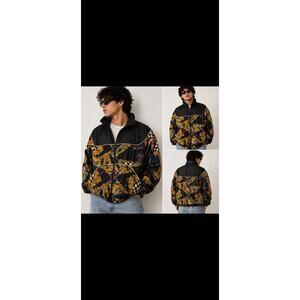 Vintage Pan Asia Windbreaker Jacket Mens L Baroque Chain Print 90s Retro